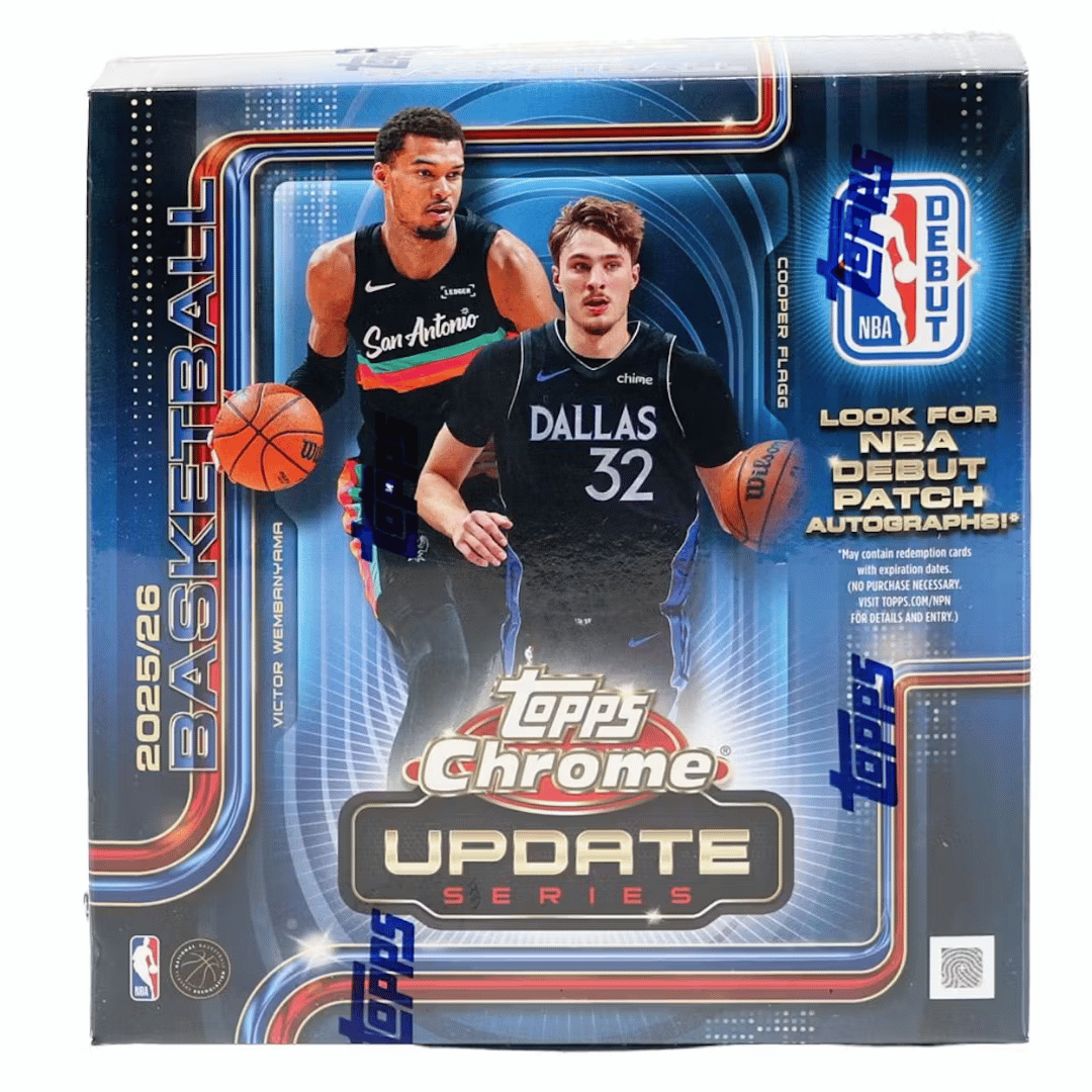 2025/26 Topps Chrome Update Series Basketball Mega Box
