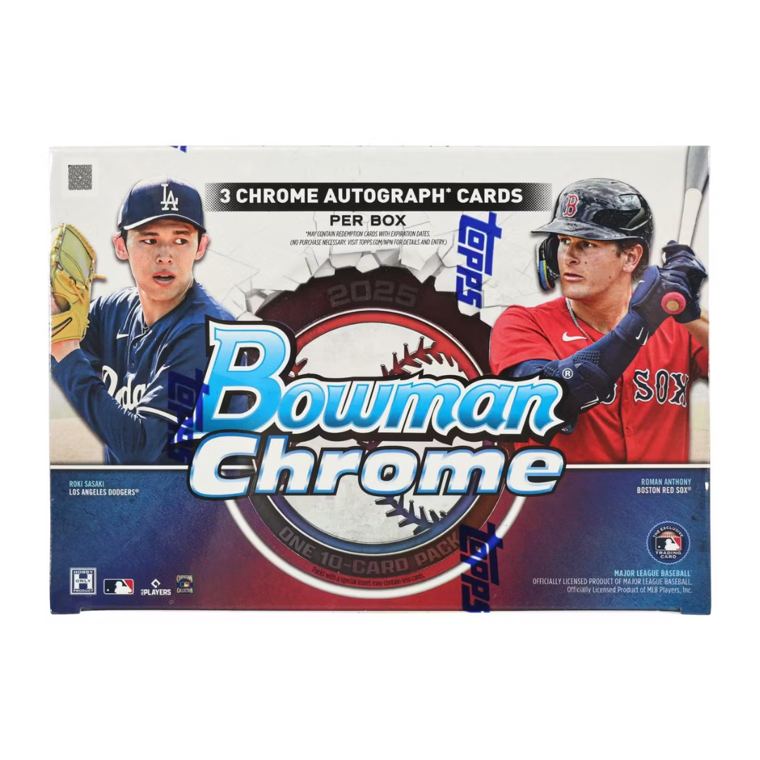 2025 Bowman Chrome Baseball Breaker's Delight Box