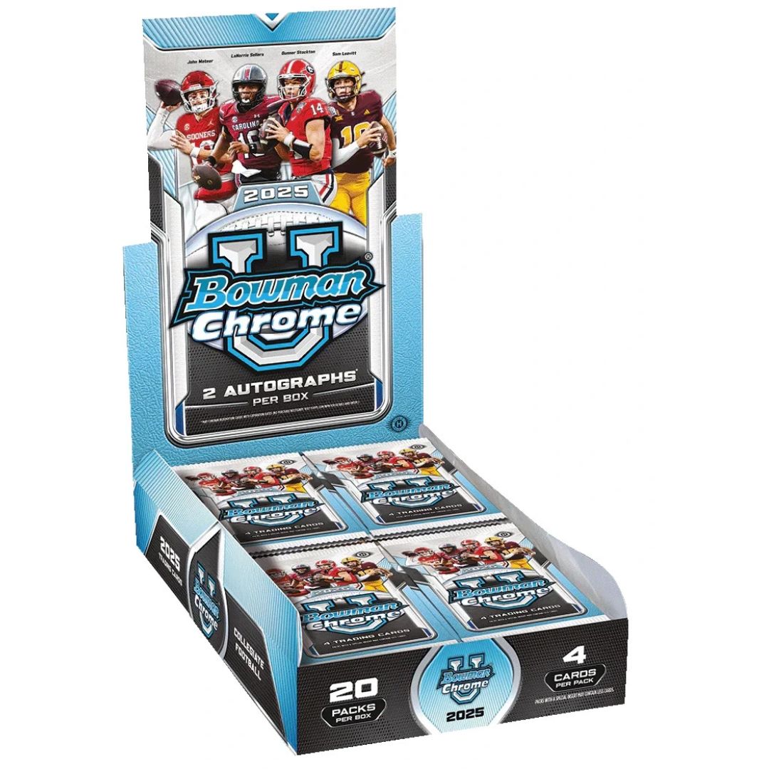 2025 Bowman Chrome University Football Hobby Box
