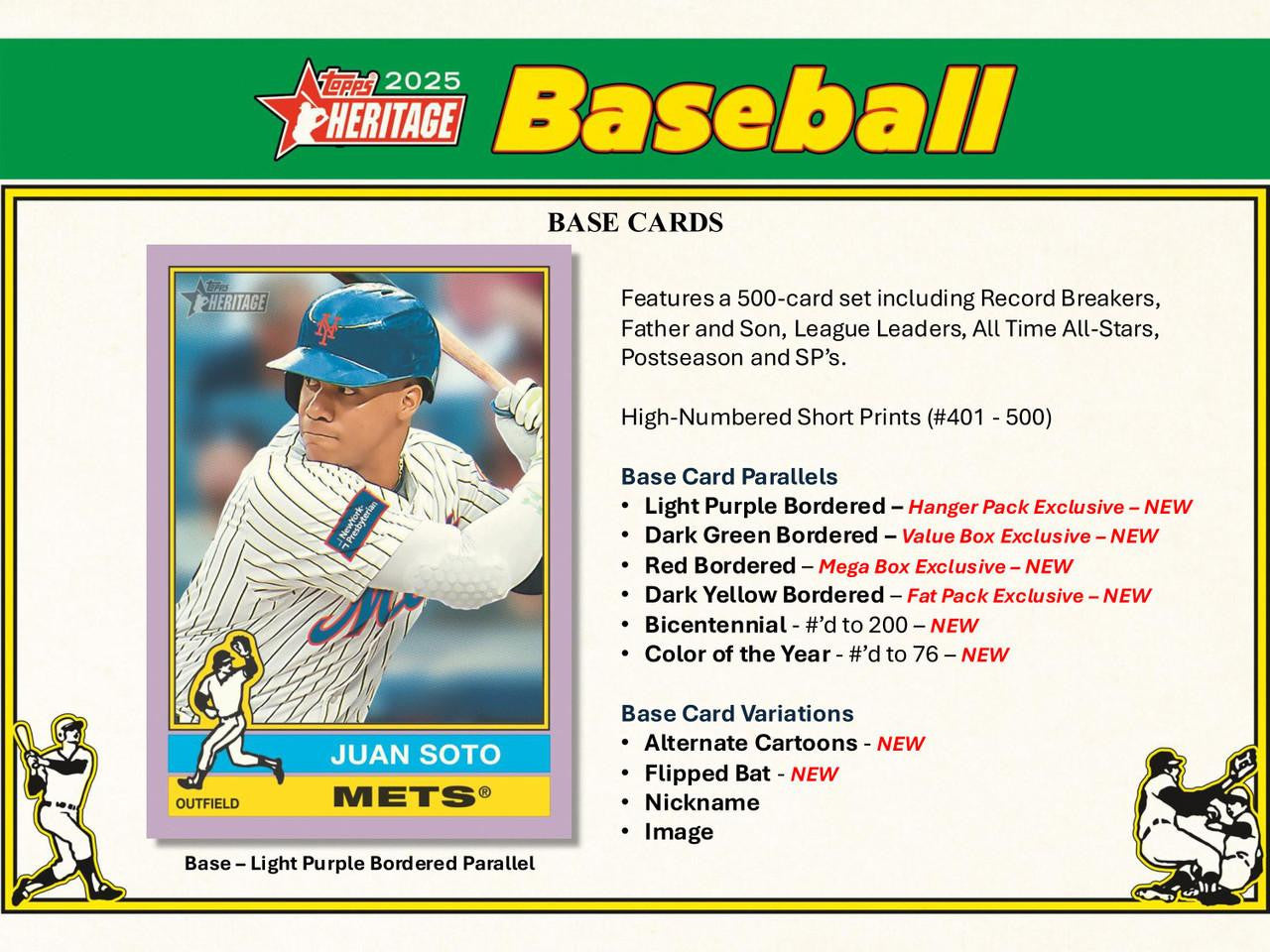 2025 Topps Heritage Baseball Hobby Blaster Box