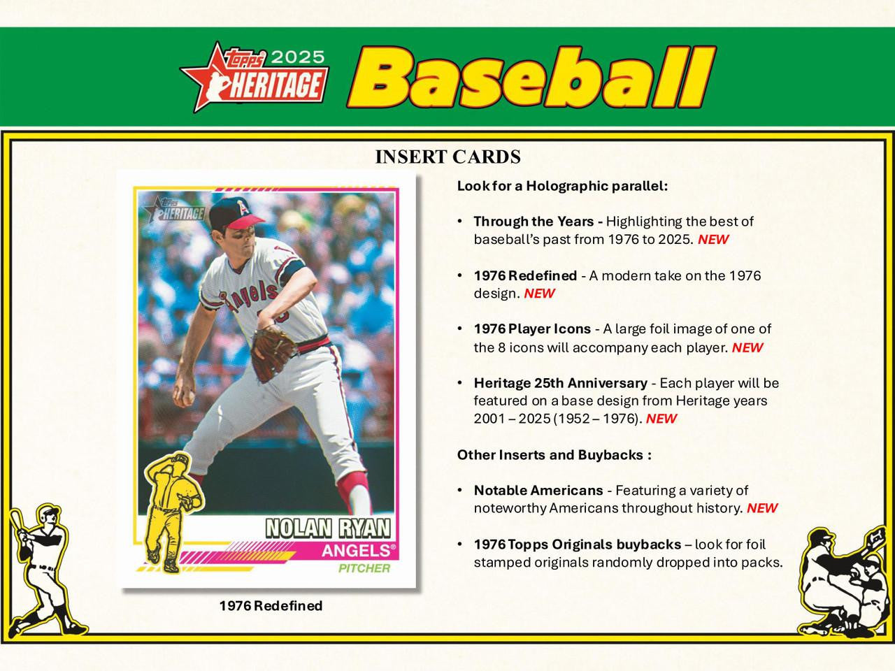 2025 Topps Heritage Baseball Hobby Blaster Box