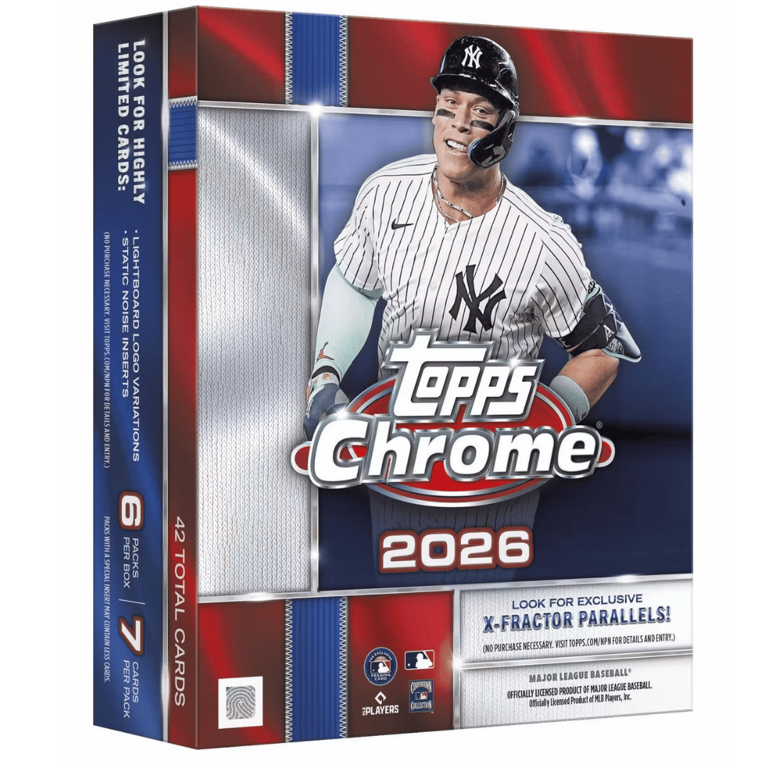 2026 Topps Chrome Baseball Mega Box (Presell)