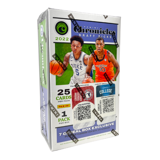 2022-23 Panini Chronicles Draft Picks Basketball Cereal Box