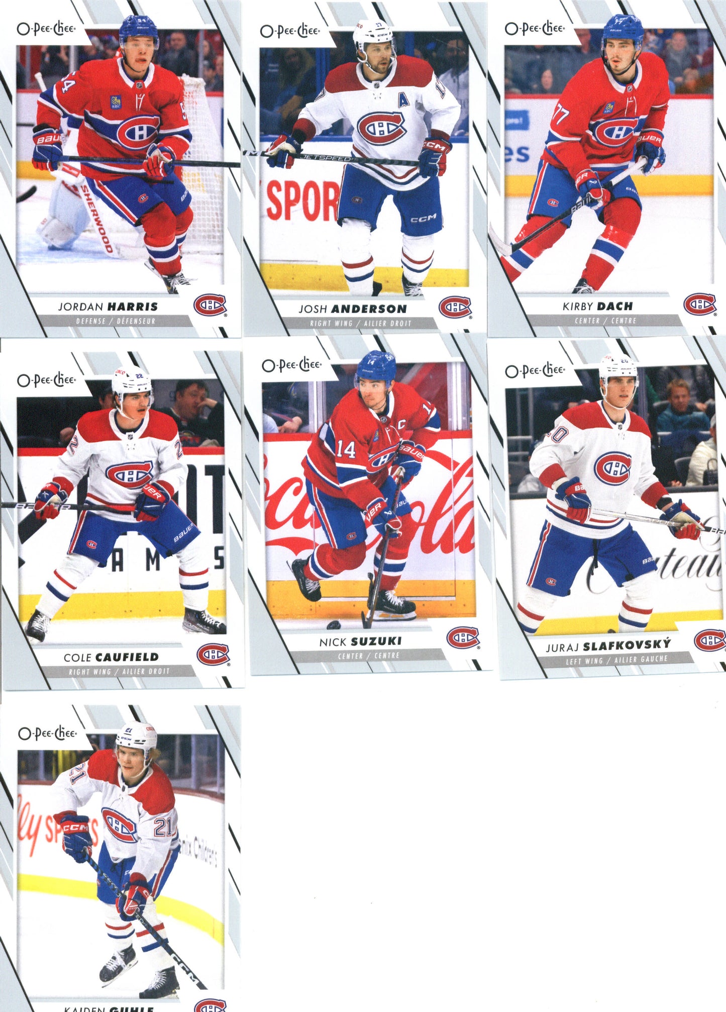 2023-24 O-Pee-Chee Veterans Montreal Canadiens Team Set of 17 Cards