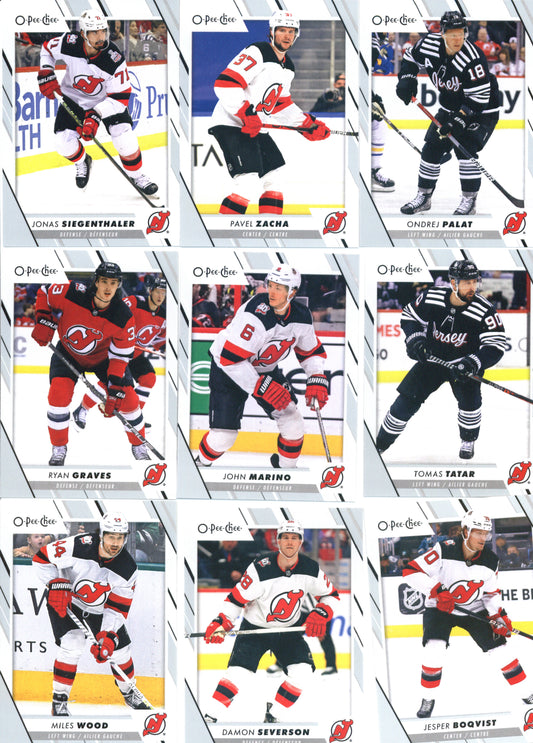 2023-24 O-Pee-Chee Veterans New Jersey Devils Team Set of 17 Cards
