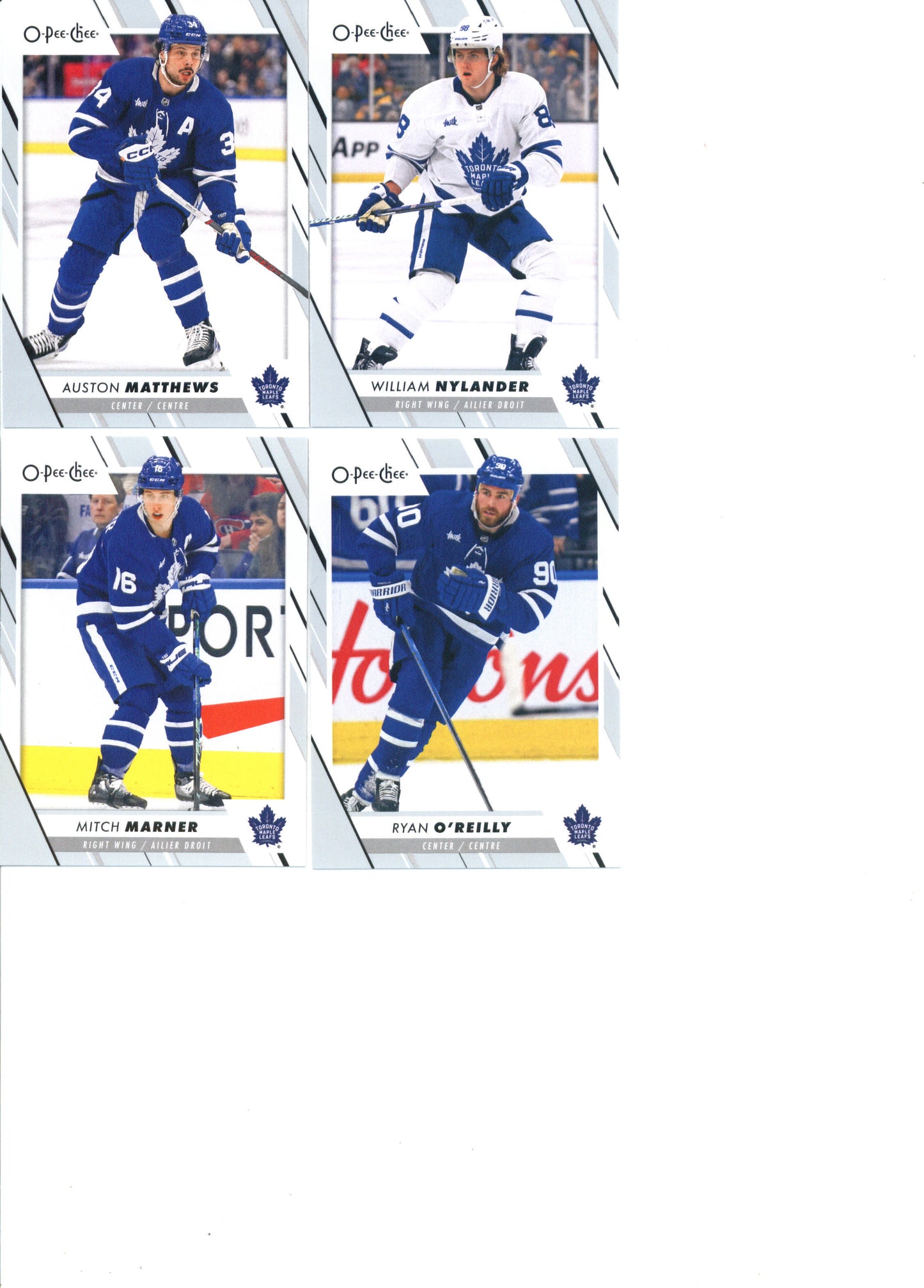 2023-24 O-Pee-Chee Veterans Toronto Maple Leafs Team Set of 14 Cards