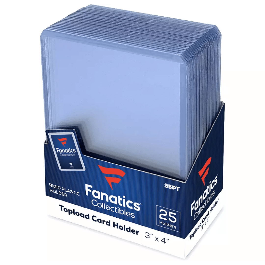Fanatics 35pt 3" x 4" Top Loader (25 pack)
