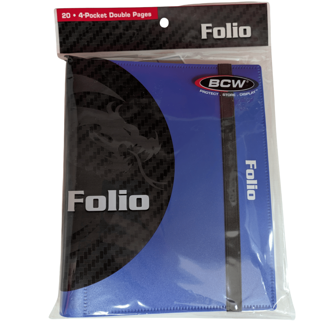 Folio 4-Pocket Album with 20 Pages - Blue