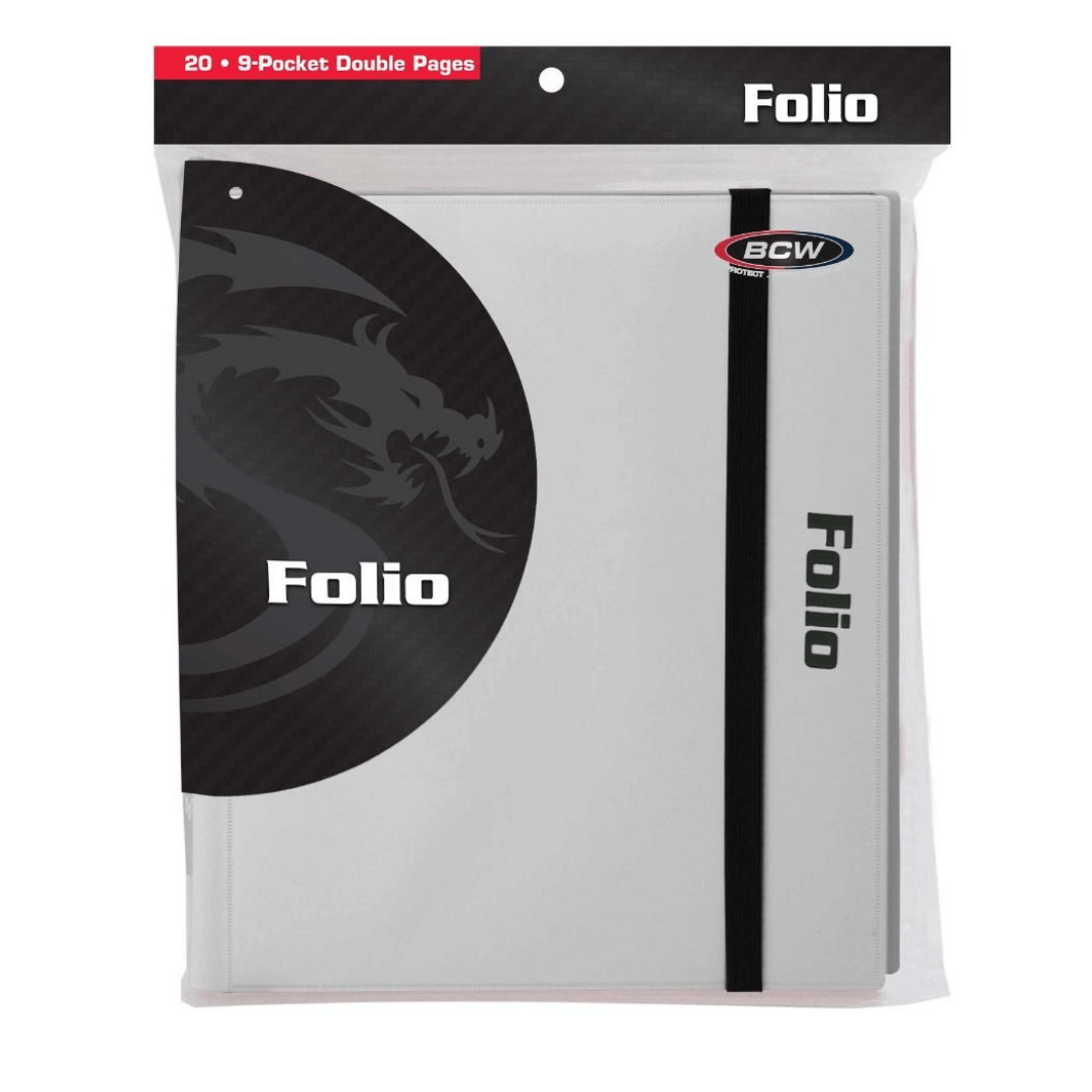 Folio 9-Pocket Album with 20 Pages - White