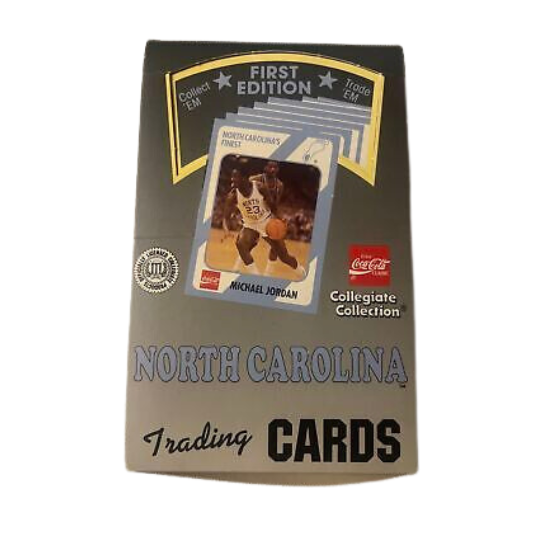 1989 North Carolina Tar Heels Trading Cards First Edition Box - BBCE Certified