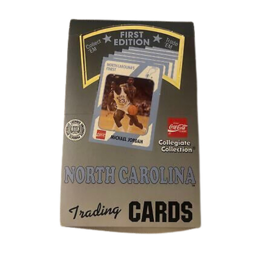 1989 North Carolina Tar Heels Trading Cards First Edition Box - BBCE Certified