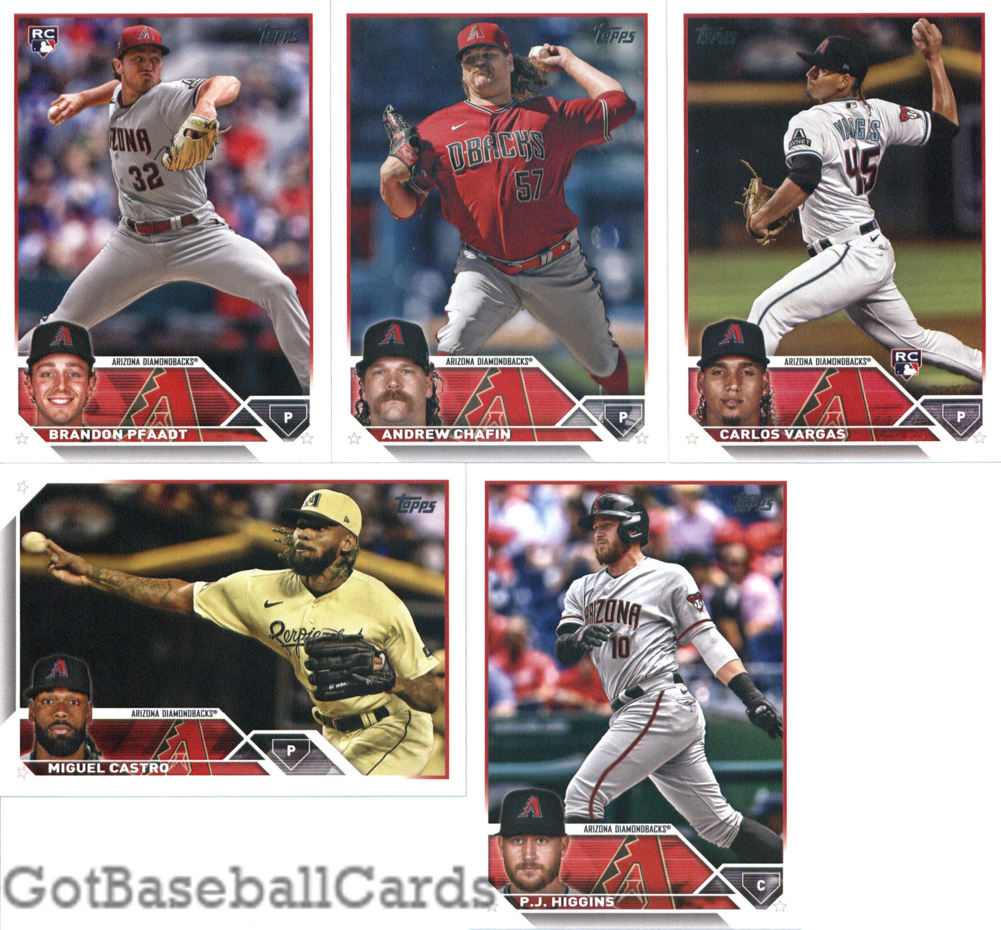 2023 Topps Complete Master Arizona Diamondbacks Team Set of 35 Cards - GotBaseballCards