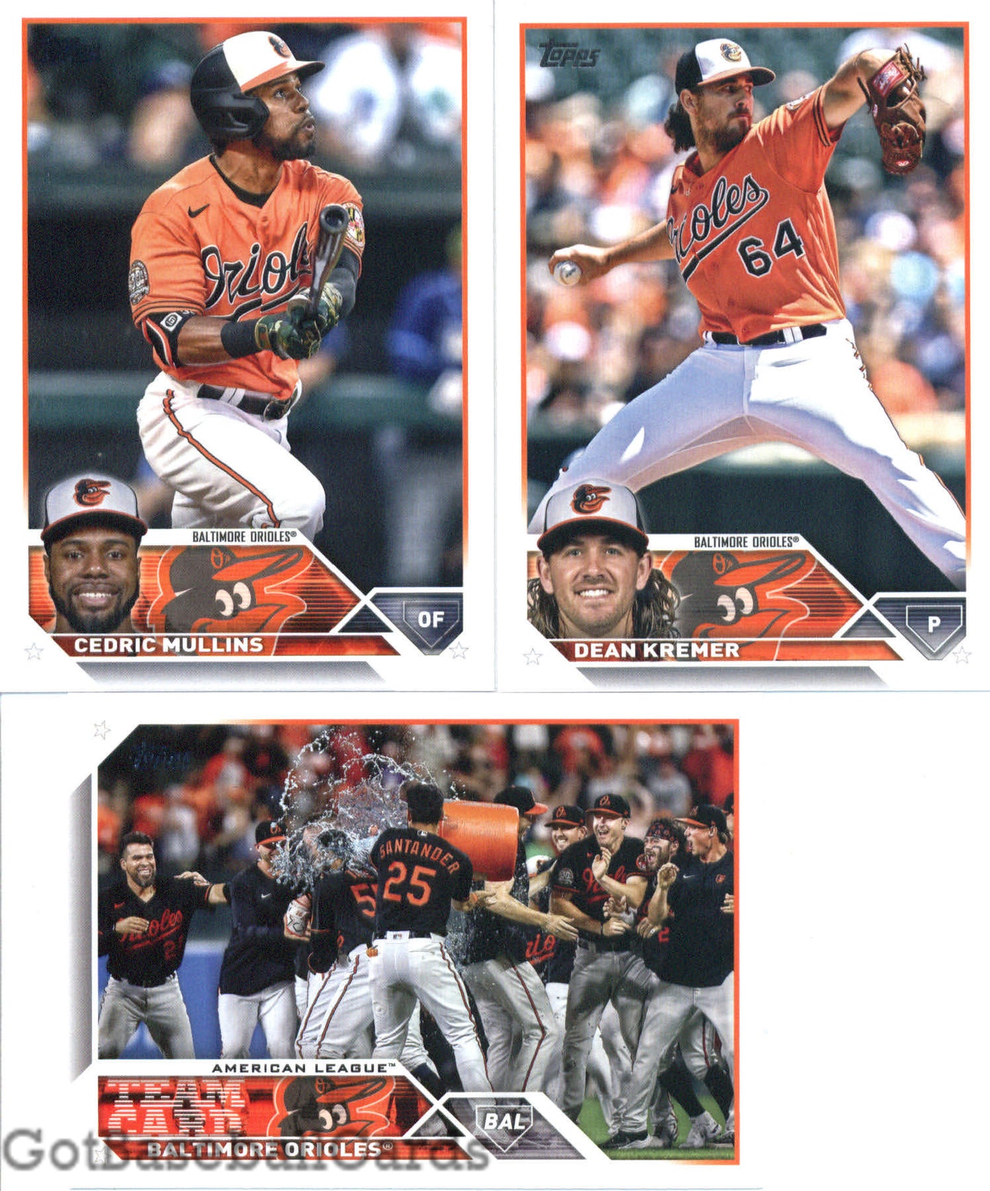 2023 Topps Complete Master Baltimore Orioles Team Set of 37 Cards - GotBaseballCards