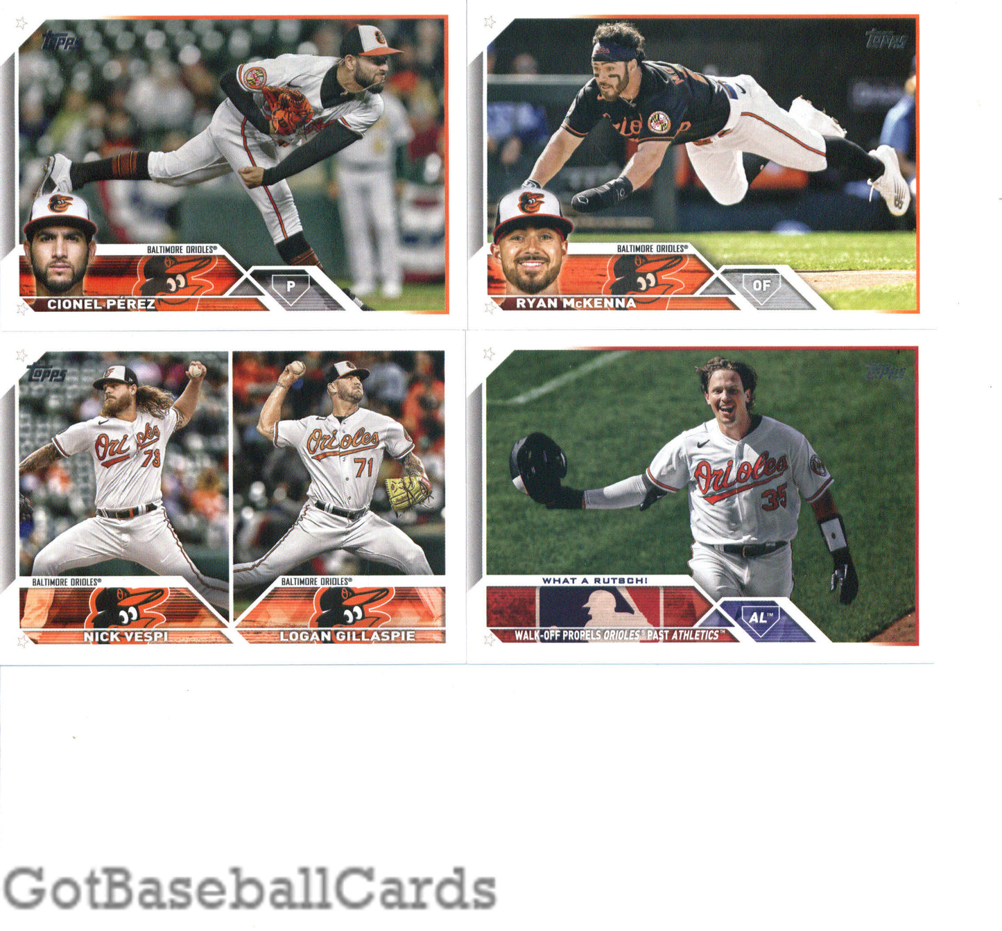 2023 Topps Complete Master Baltimore Orioles Team Set of 37 Cards - GotBaseballCards
