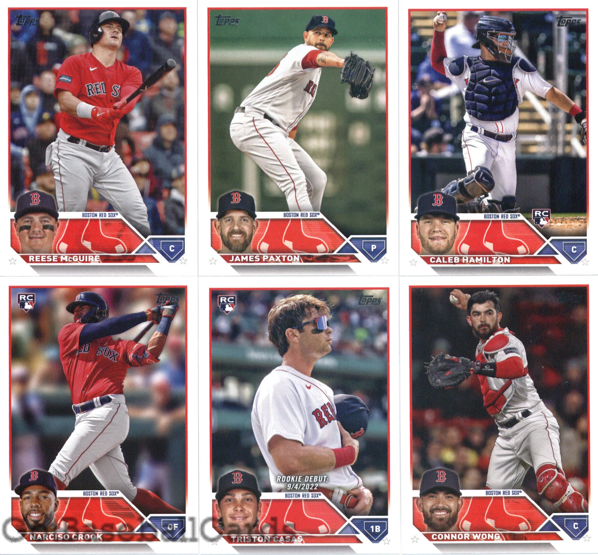 2023 Topps Complete Master Boston Red Sox Team Set of 34 Cards - GotBaseballCards
