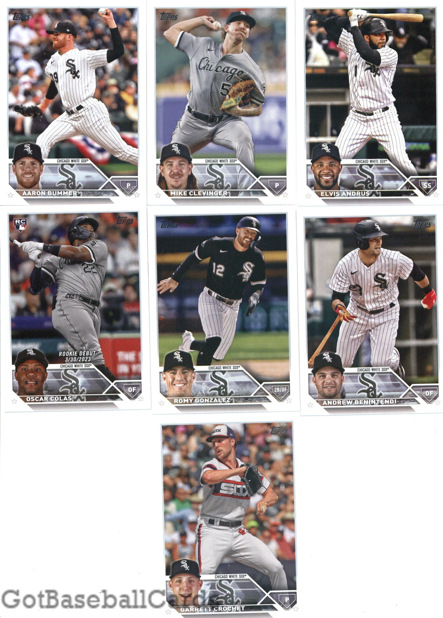 2023 Topps Complete Master Chicago White Sox Team Set of 28 Cards - GotBaseballCards