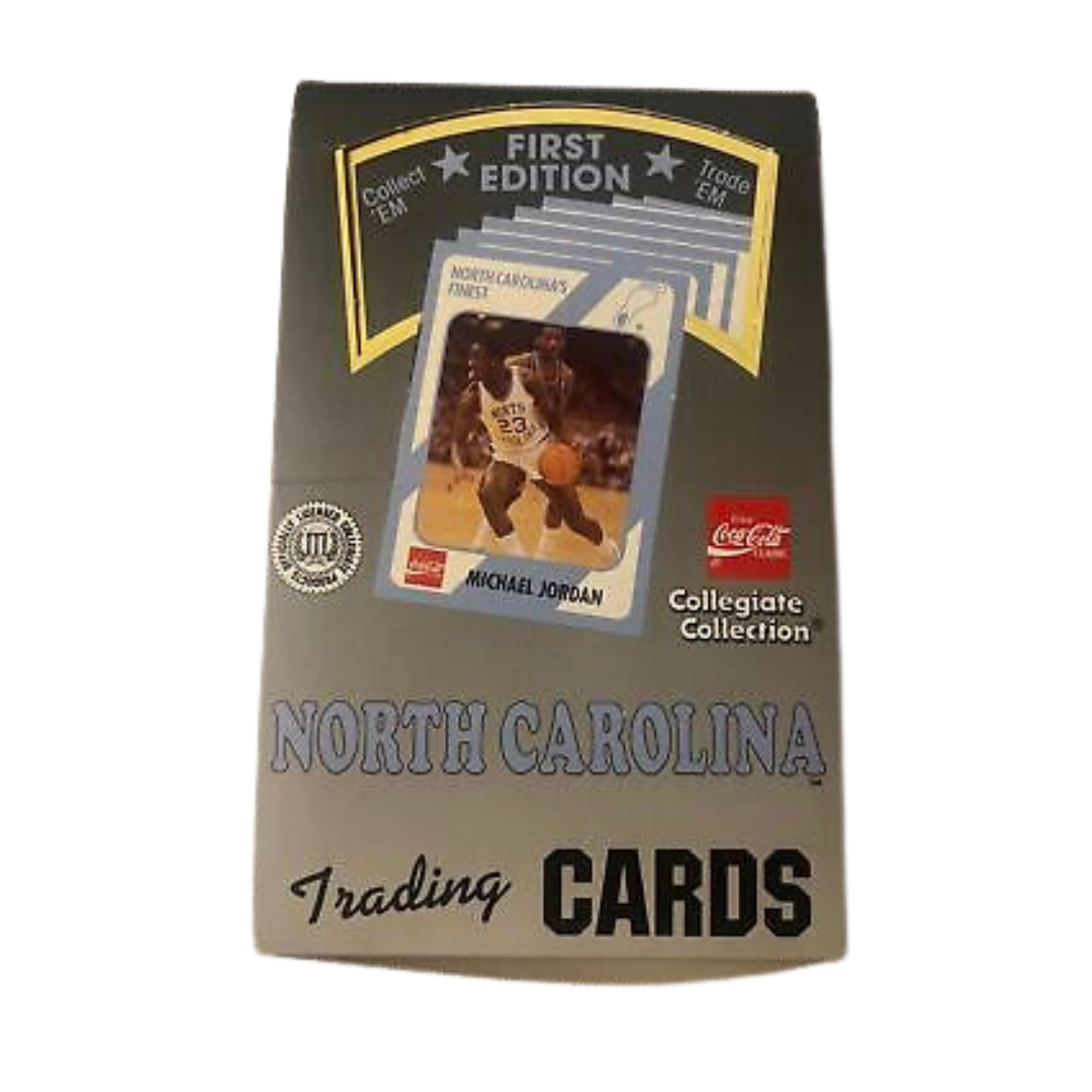 north carolina trading cards first edition 1989 North Carolina Tar Heels Trading Cards First Edition Box