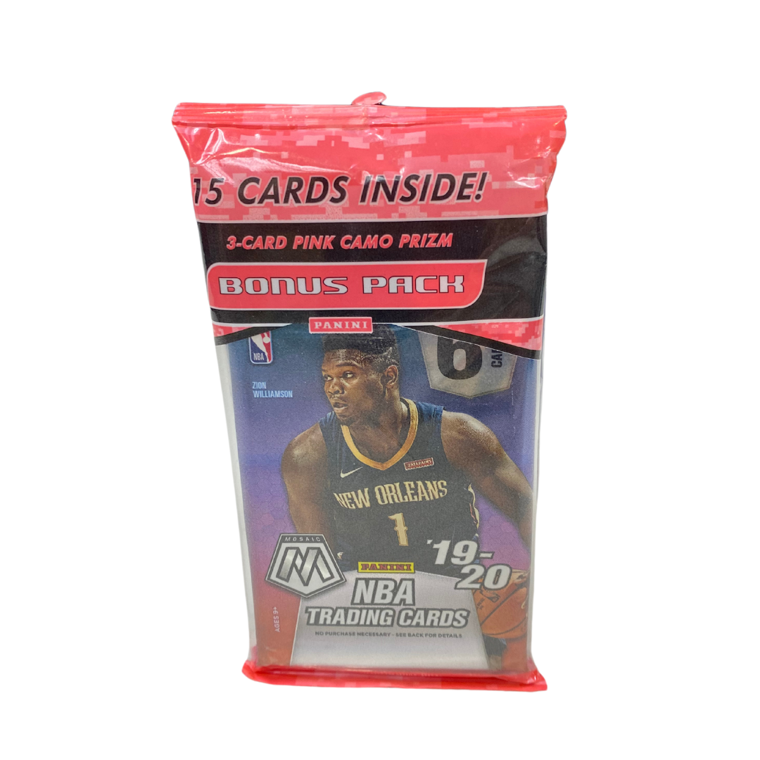 2019-20 Panini Basketball NBA Mosaic Pink Camo (15 Cards) - GotBaseballCards