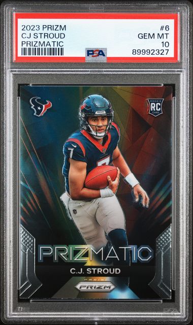 2023 Prizm #6 - CJ Stroud Prizmatic PSA 10 GEM MT - GotBaseballCards