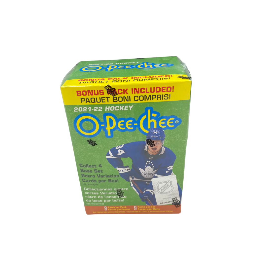 2021-22 O-Pee-Chee Hockey Box (9 Packs) - GotBaseballCards