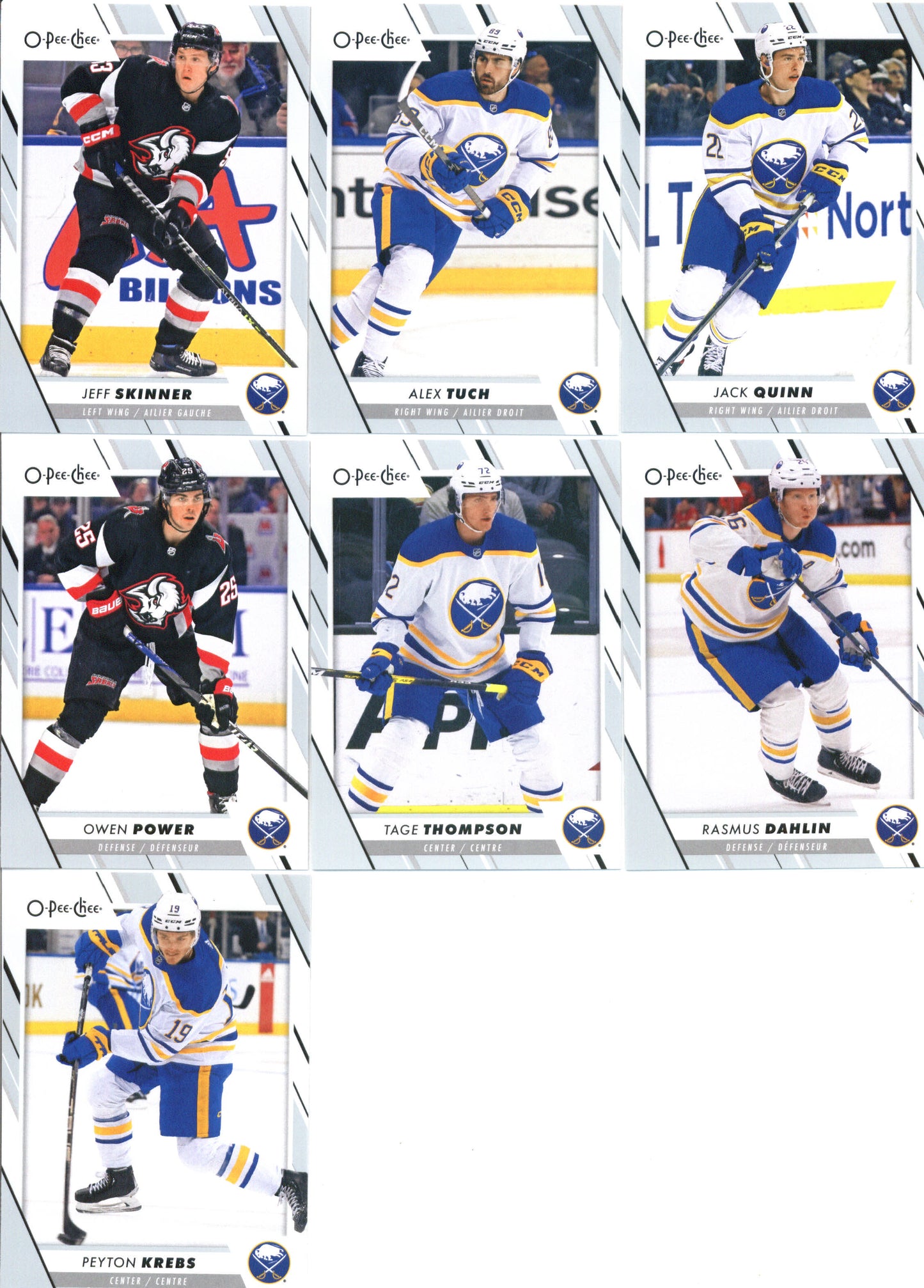 2023-24 O-Pee-Chee Veterans Buffalo Sabres Team Set of 17 Cards - GotBaseballCards