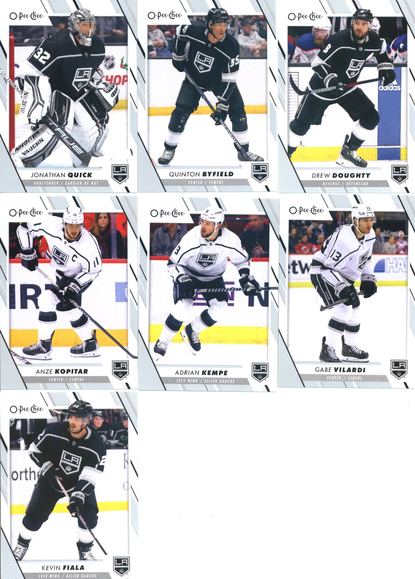 2023-24 O-Pee-Chee Veterans Los Angeles Kings Team Set of 17 Cards - GotBaseballCards