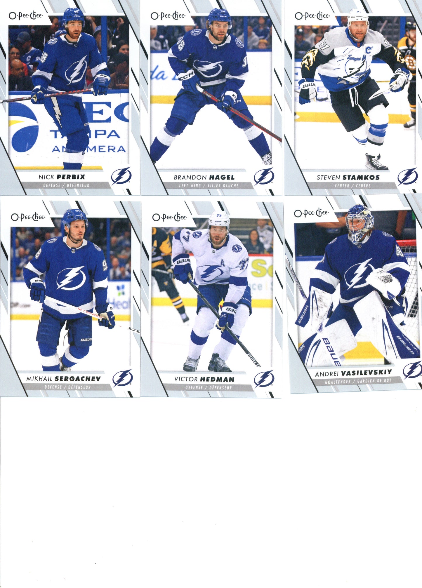 2023-24 O-Pee-Chee Veterans Tampa Bay Lightning Team Set of 17 Cards - GotBaseballCards
