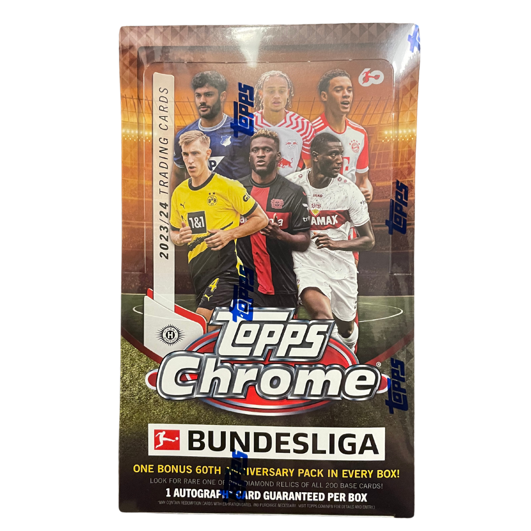 2023/24 Topps Chrome Bundesliga Soccer Hobby Box - GotBaseballCards