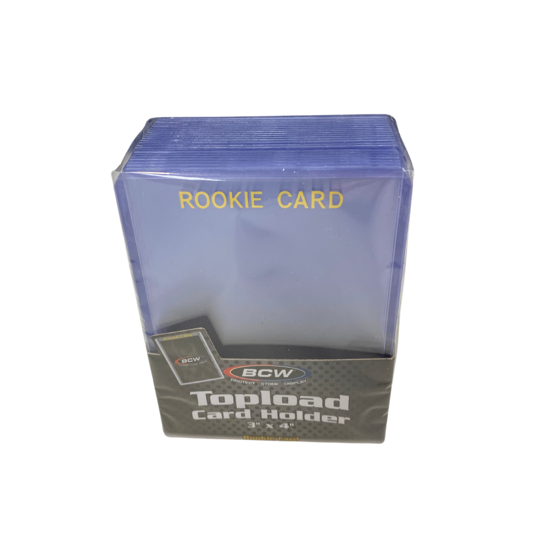BCW "Rookie Card" Topload Card Holder (25 Count) - GotBaseballCards
