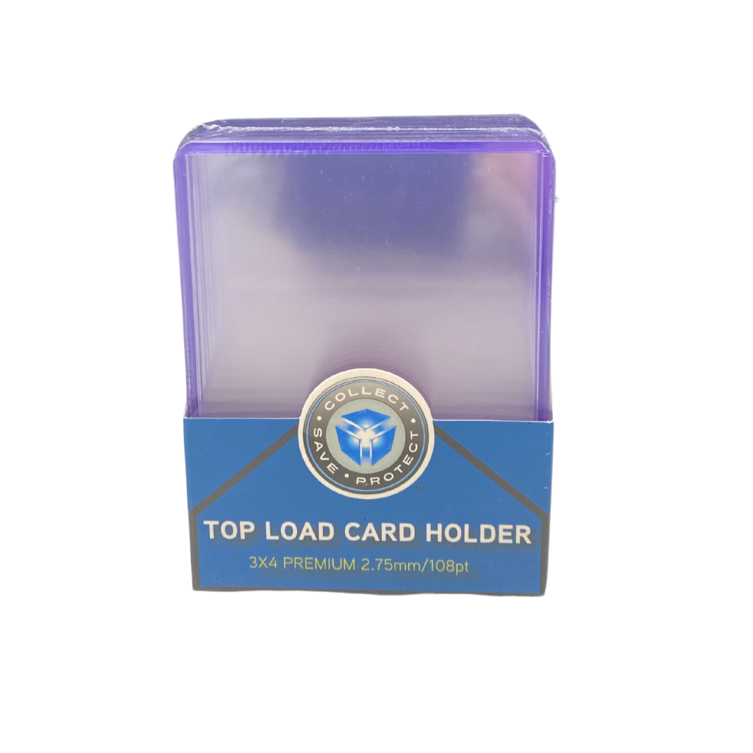 Top Load Card Holder 108pt Card Holder (10 Pieces) - GotBaseballCards