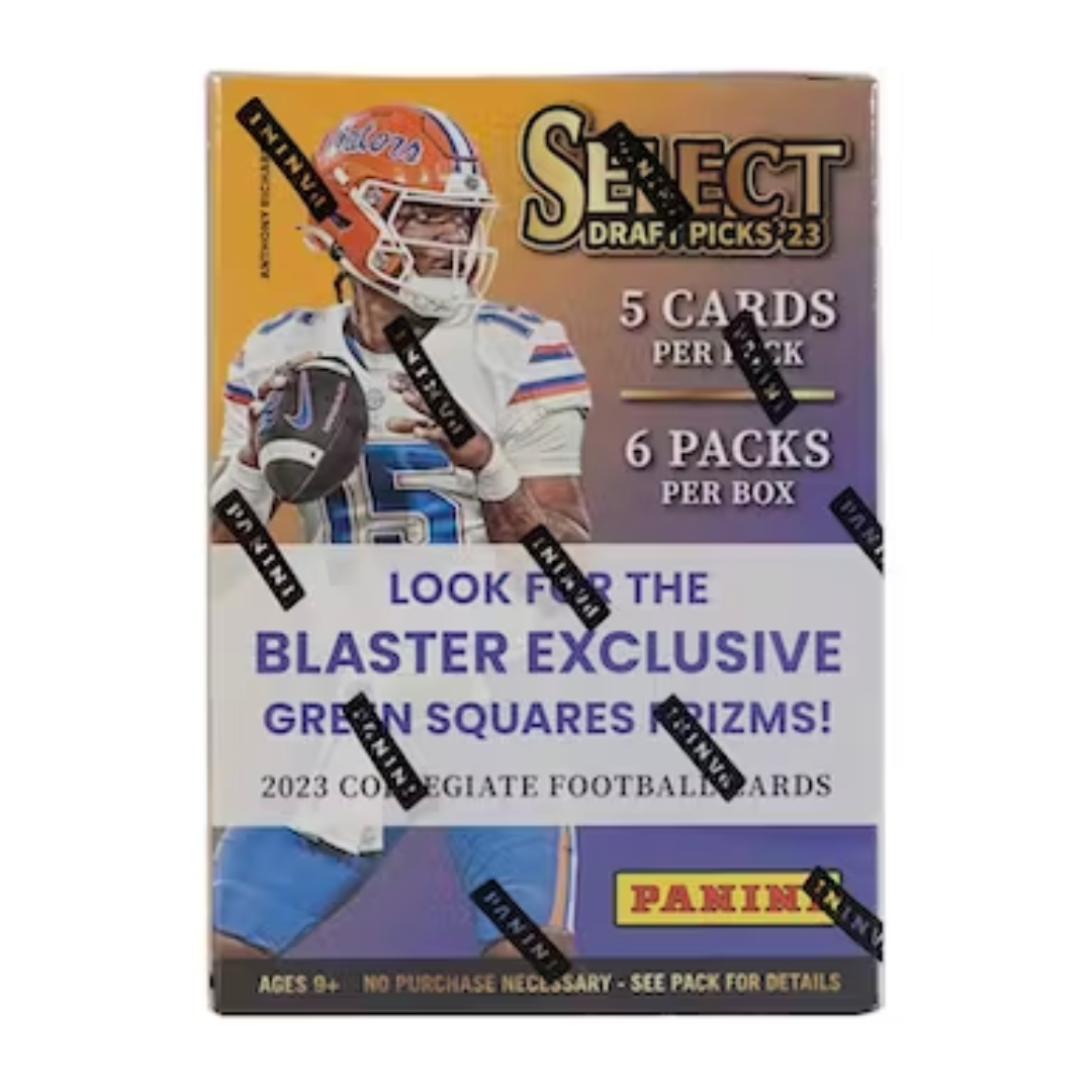 2023 Panini Select Draft Picks Football Blaster Box - Green Squares