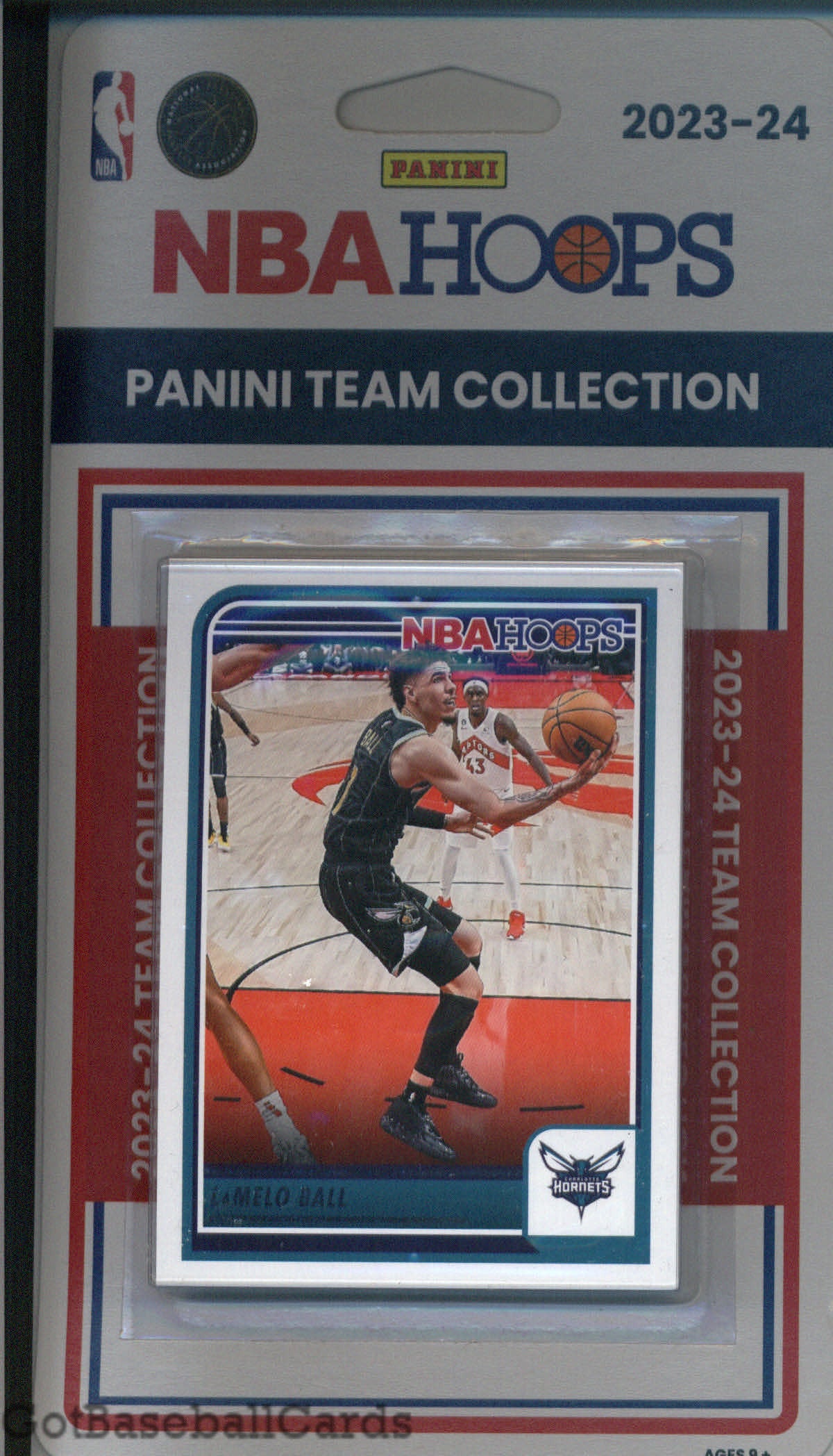 2023-24 Hoops Factory Sealed Charlotte Hornets Team Set of 11 Cards - GotBaseballCards