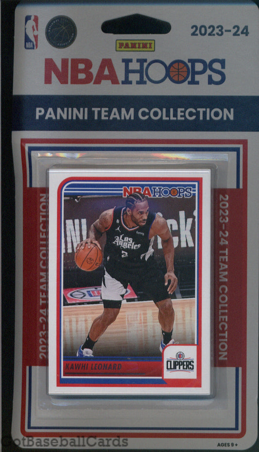 2023-24 Hoops Factory Sealed Los Angeles Clippers Team Set of 11 Cards - GotBaseballCards