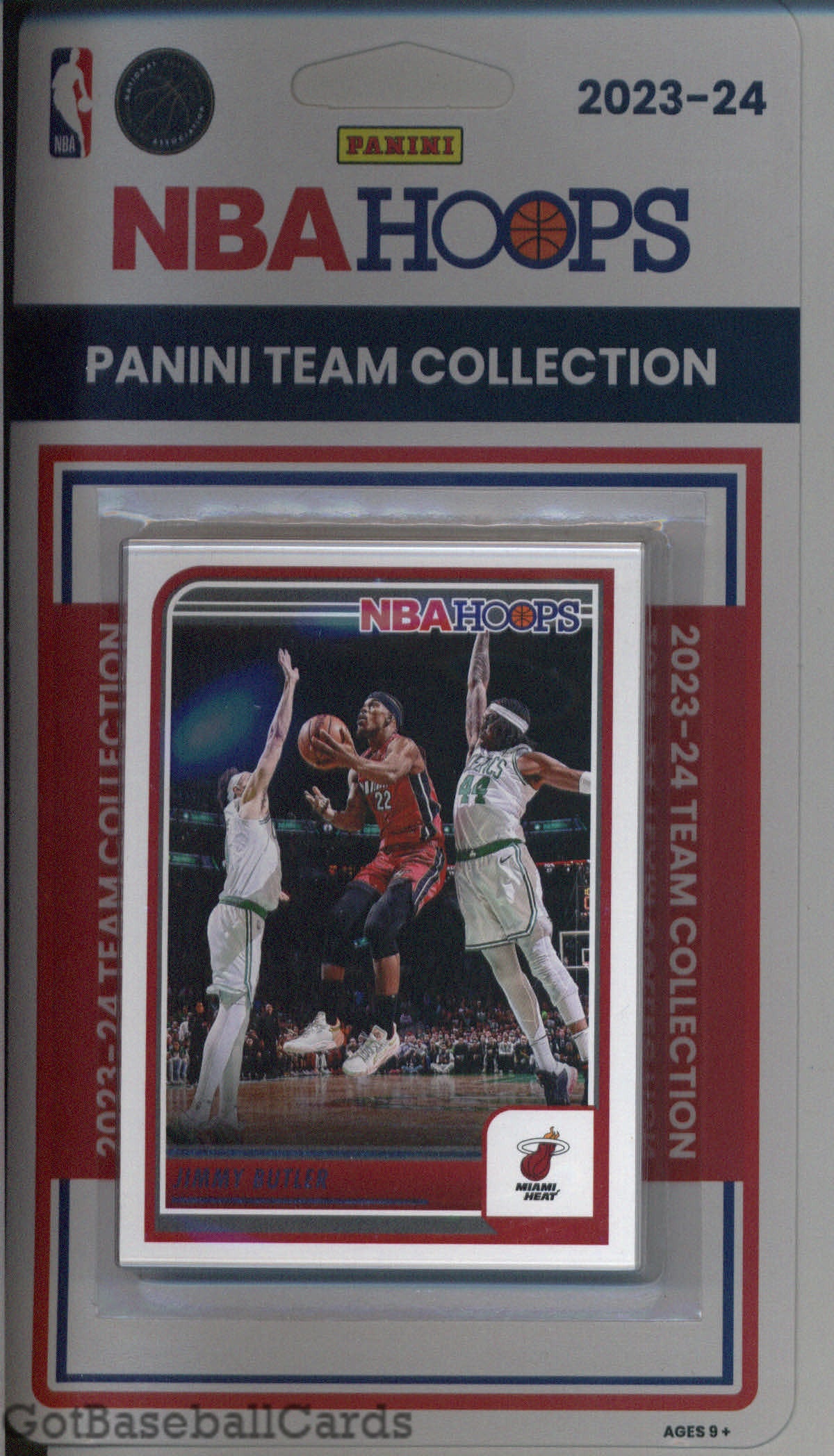 2023-24 Hoops Factory Sealed Miami Heat Team Set of 9 Cards - GotBaseballCards