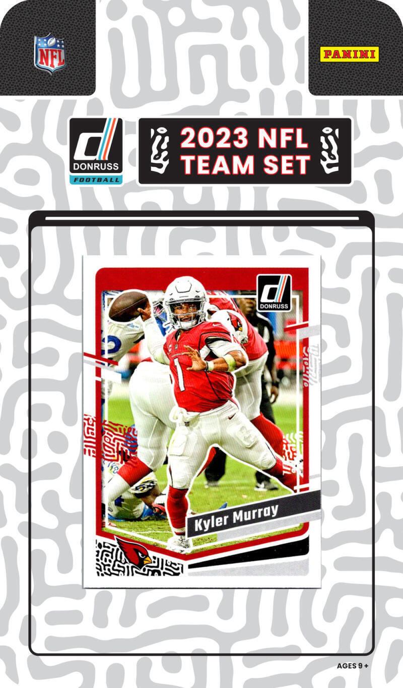 2023 Panini Donruss Arizona Cardinals Factory Football Team Set (12 Cards) - GotBaseballCards