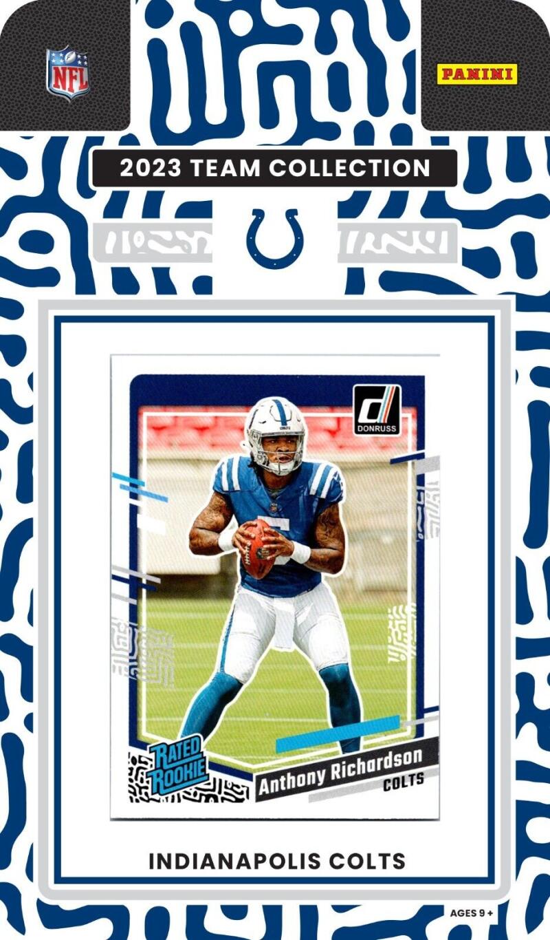 2023 Panini Donruss Indianapolis Colts Factory Football Team Set (12 Cards) - GotBaseballCards