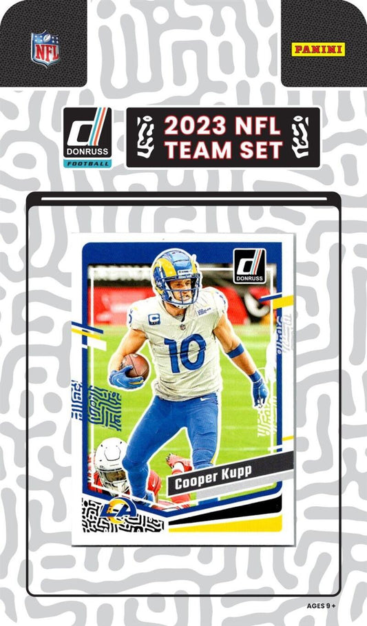 2023 Panini Donruss Los Angeles Rams Factory Football Team Set (15 Cards) - GotBaseballCards