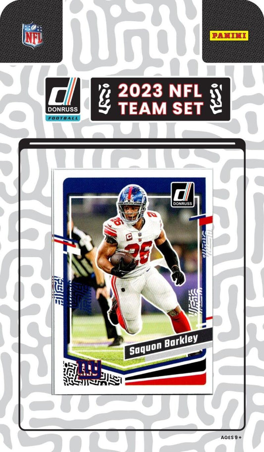 2023 Panini Donruss New York Giants Factory Football Team Set (11 Cards) - GotBaseballCards