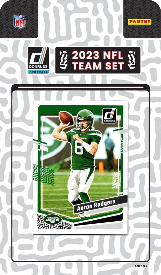 2023 Panini Donruss New York Jets Factory Football Team Set (11 Cards) - GotBaseballCards