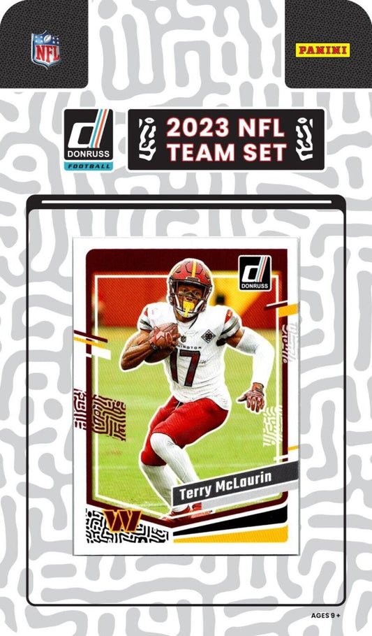 2023 Panini Donruss Washington Commanders Factory Football Team Set (12 Cards) - GotBaseballCards