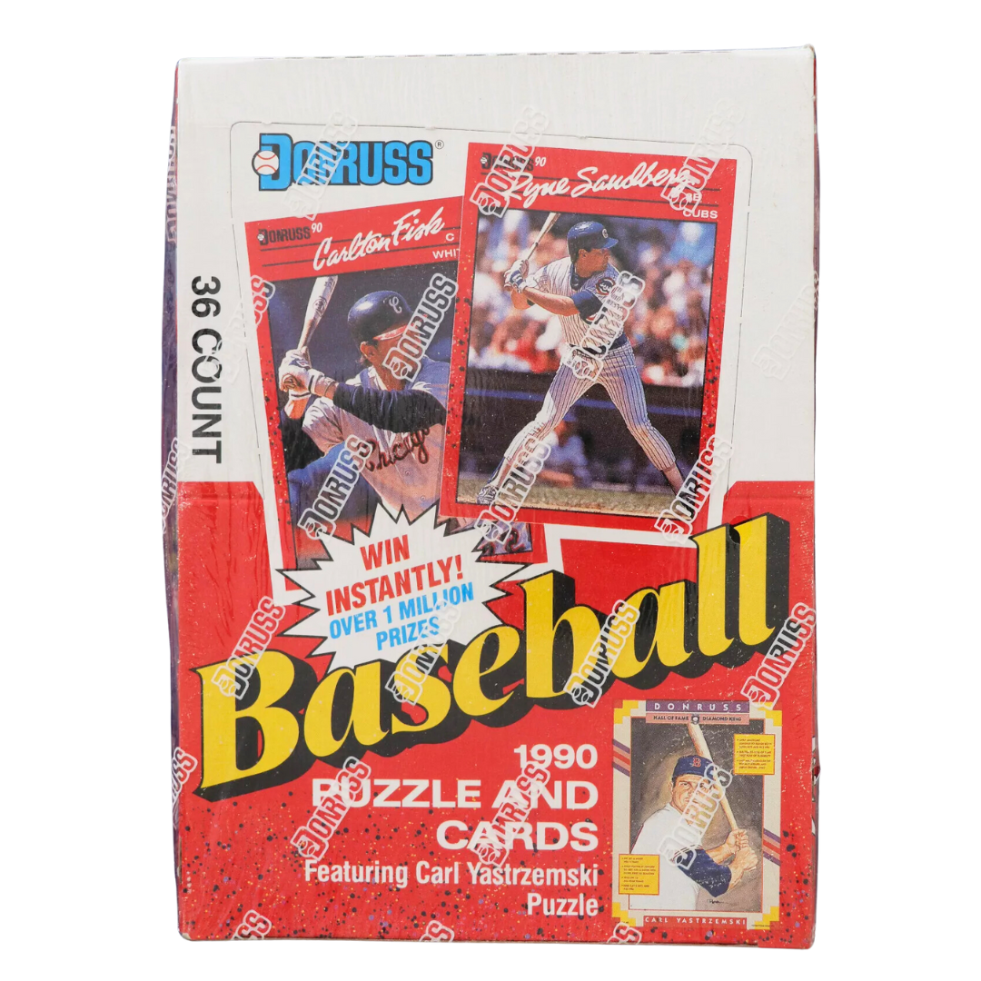 1990 Donruss Baseball Box