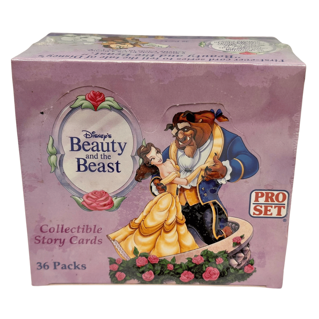 1992 Disney's Beauty & the Beast ProSet Movie Trading Card Box - 36 Packs Sealed