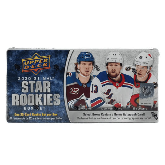 2020/21 Upper Deck NHL Rookie Box Set Hockey Hobby Box
