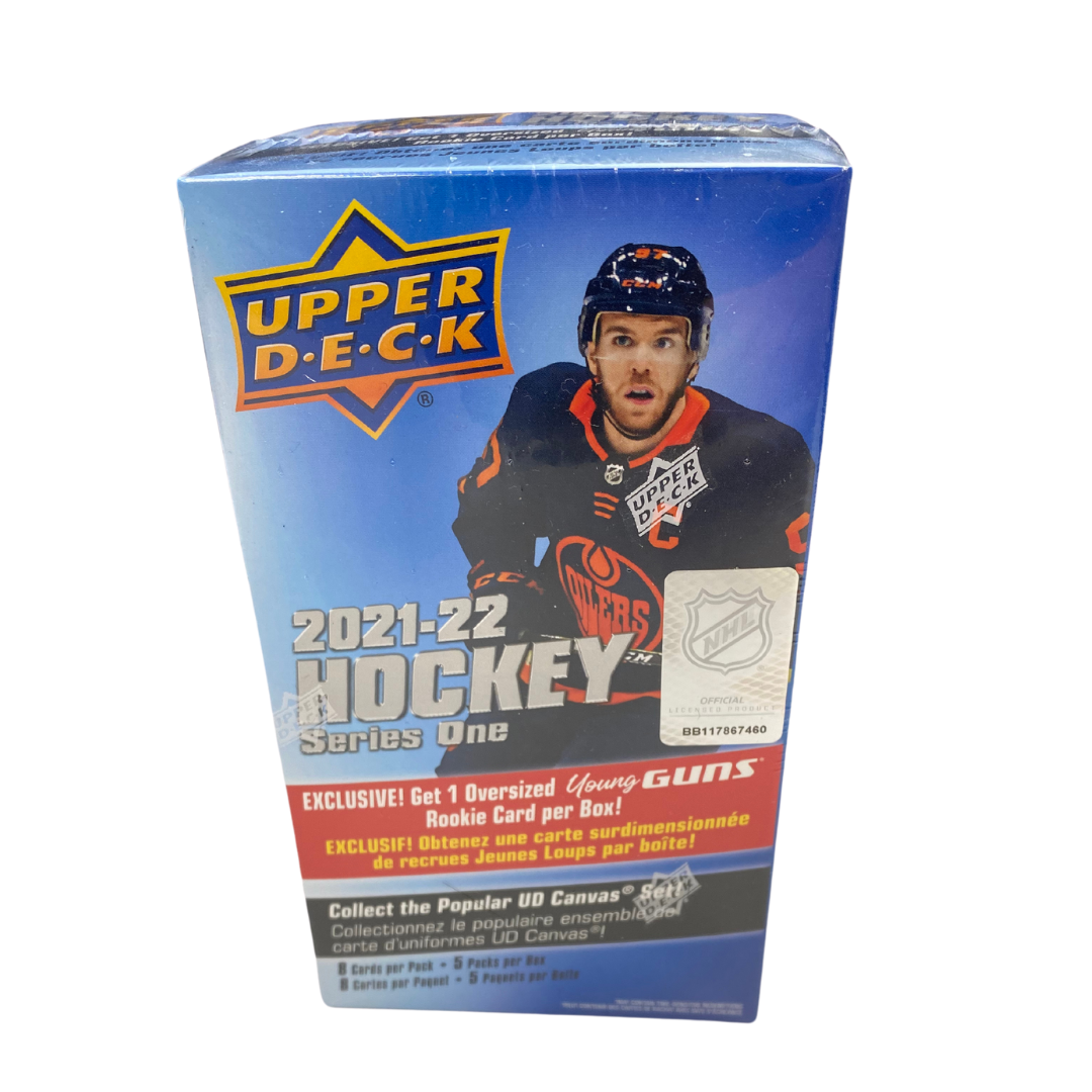 2021-22 Upper Deck Hockey Series One Oversized Rookie (5 Packs)