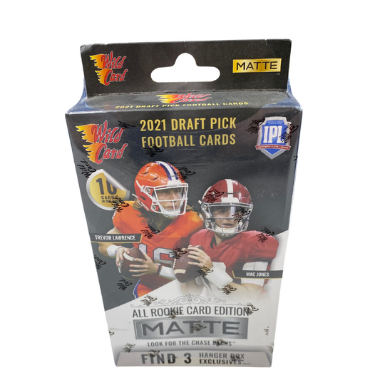 2021 Wild Card Football Draft Picks Matte (10 Cards)