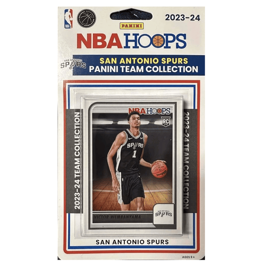 2023-24 NBA Hoops Factory Sealed San Antonio Spurs Team Set of 8 Cards