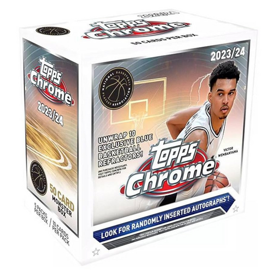 2023/24 Topps Chrome Basketball Mega Box