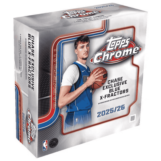 2025-26 Topps Chrome Basketball Trading Card Mega Box