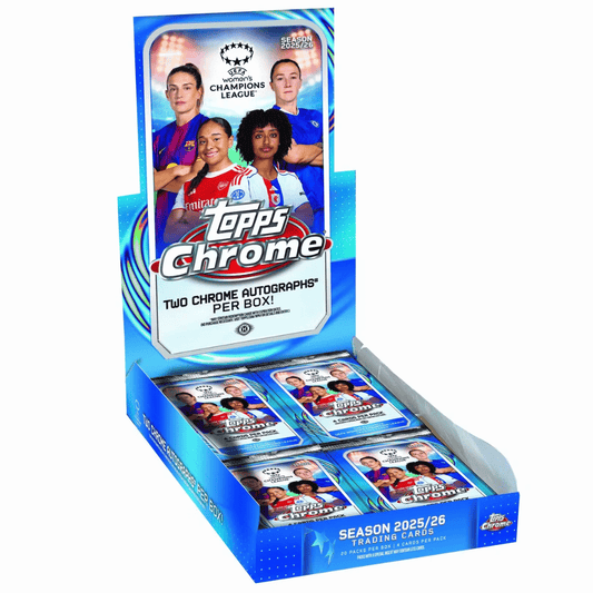 2025/26 Topps Chrome Women's UEFA Champions League Soccer Hobby Box - PRESELL