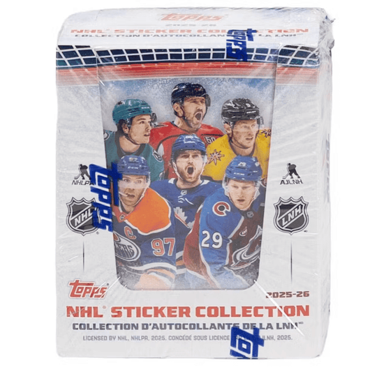 2025-26 Topps NHL Sticker Collection Hockey Box